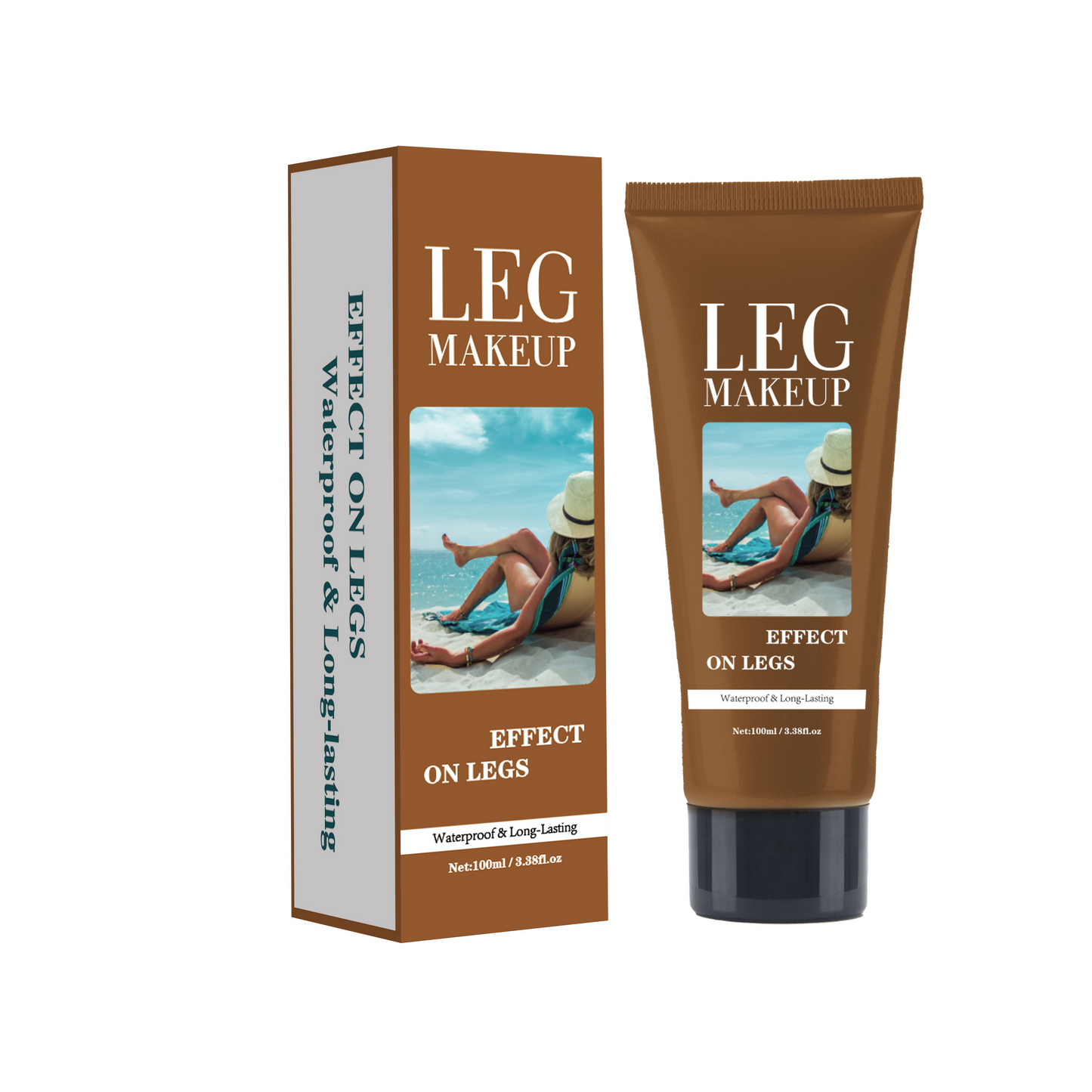Brand Incubation 100ML Brown Waterproof Long-lasting Makeup Leg Concealer