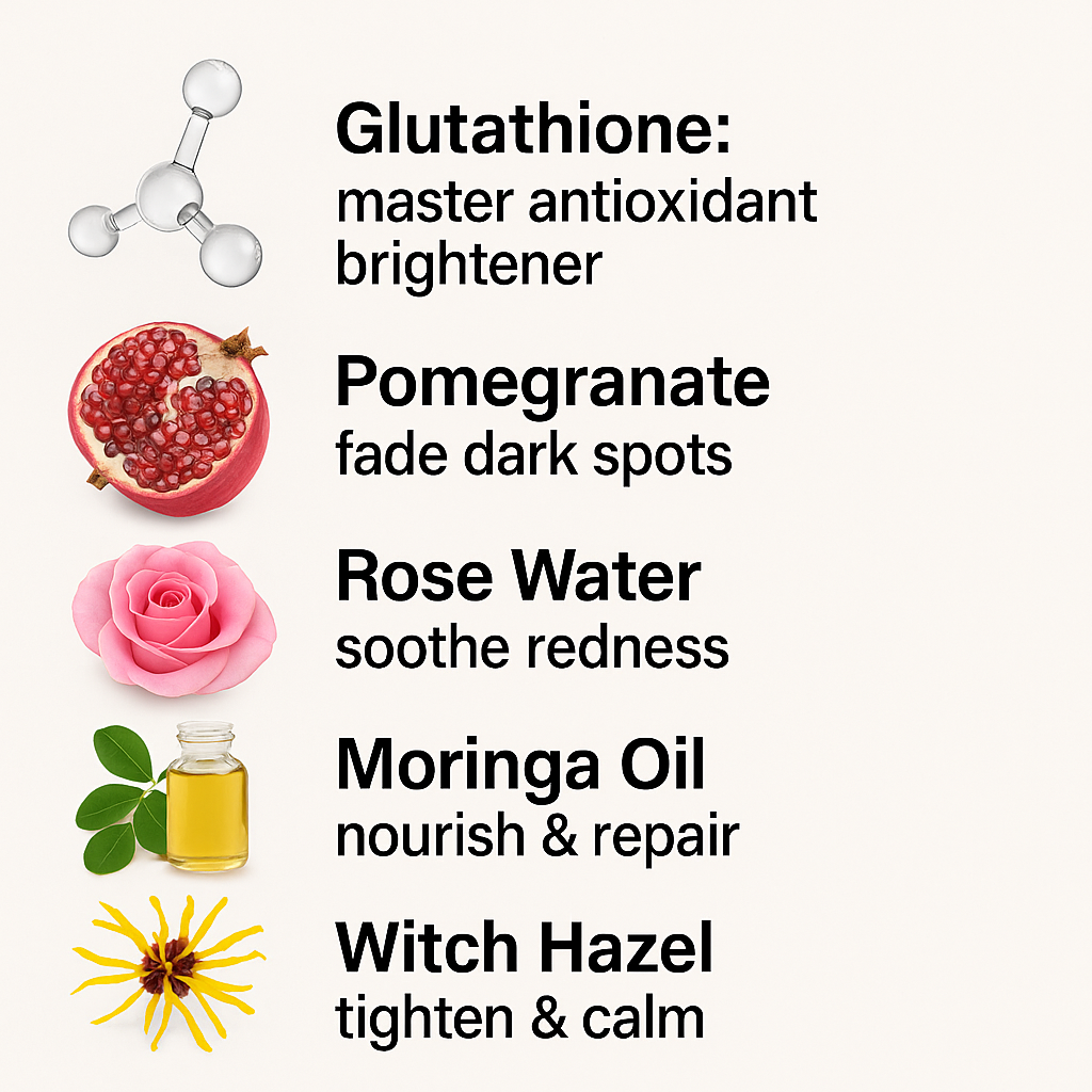 Custom Logo 100ML Brightening Moisturizing Pink Glutathione Serum Mist