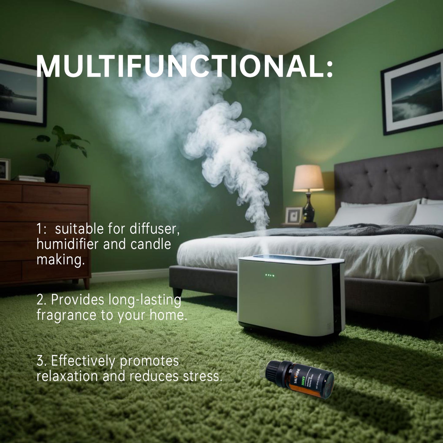 6*10ML Custom Logo Wholesales Relieve Stress Promote Relaxation Massage Diffusers Humidifiers Candle making Fragrance Oil Essential Oil Set