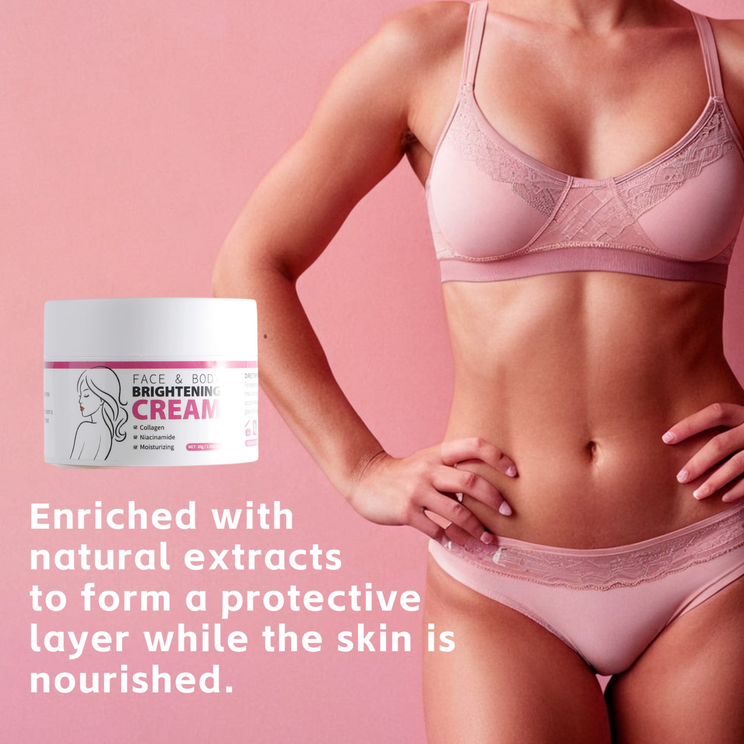 OEM ODM 30g Bleaching Brightening Improving Dullness Face&Body Cream