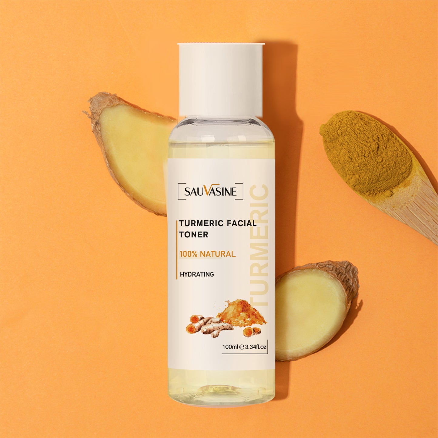 100ml Cosmetics Manufacturer Moisturizing Repairing Anti-acne Turmeric Face Toner