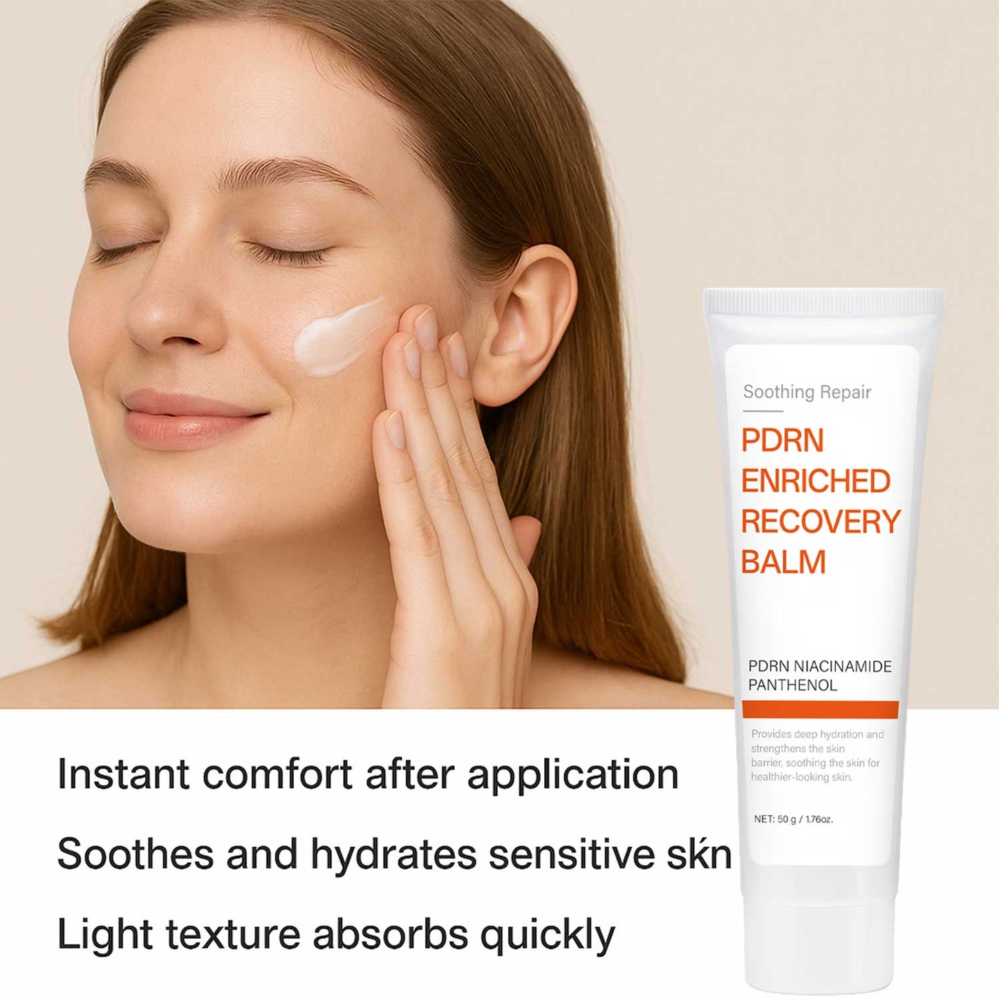 Custom Brand 50g Repairing Brightening PDRN Enriched Recovery Balm