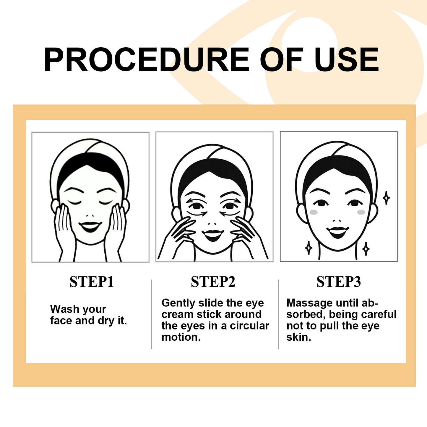 5g Cosmetics Manufacturer OEM ODM Dark Circles Eye Wrinkles Fine Lines Removal Friming Lifting Retinol Caffeine Eye Cream Stick