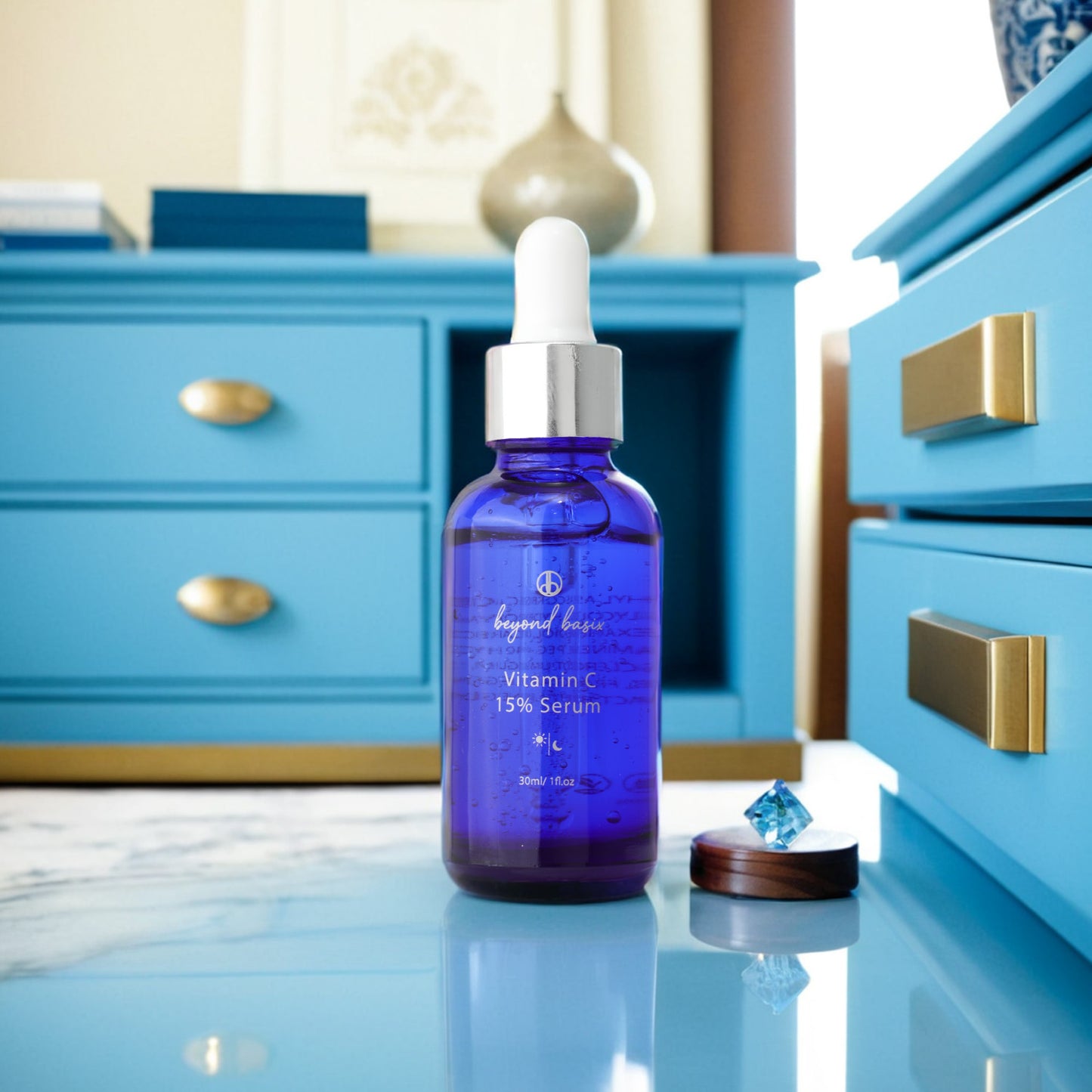 30ML Custom Formula Brightening Whitening Shrinking Pores 15% Vitamin C Essence Facial Serum