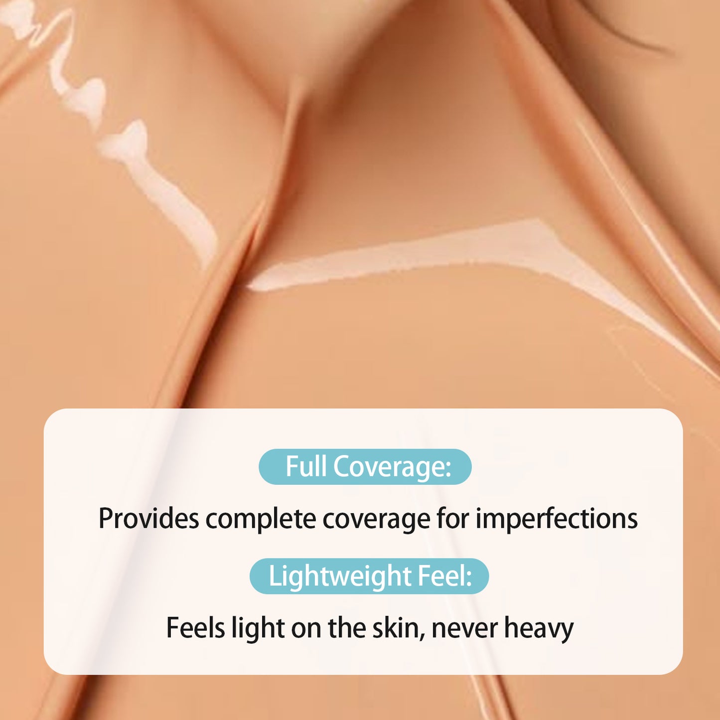 Cosmetics OEM 100ML Light Beige Waterproof Long-lasting Makeup Leg Concealer