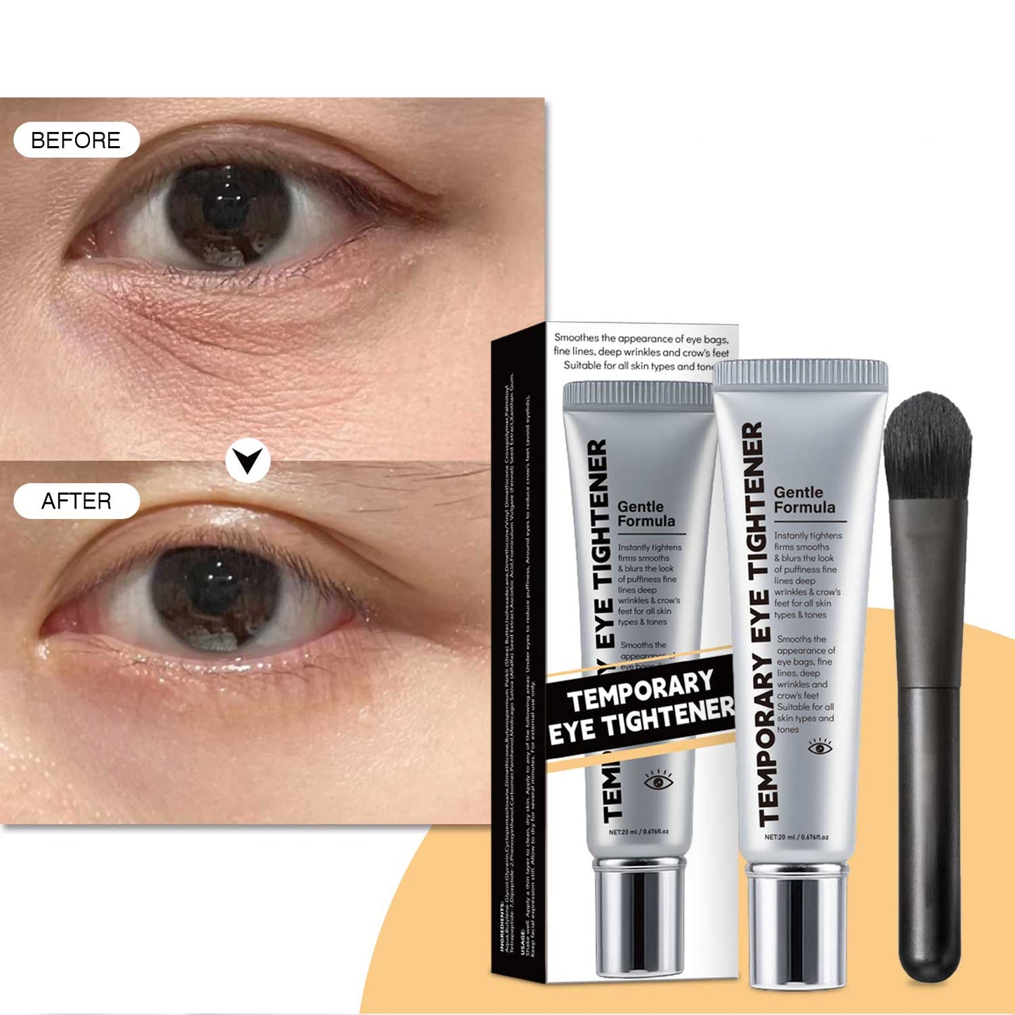 OEM ODM 20ML Instant Lifting Firming Temporary Eye Tightener Cream