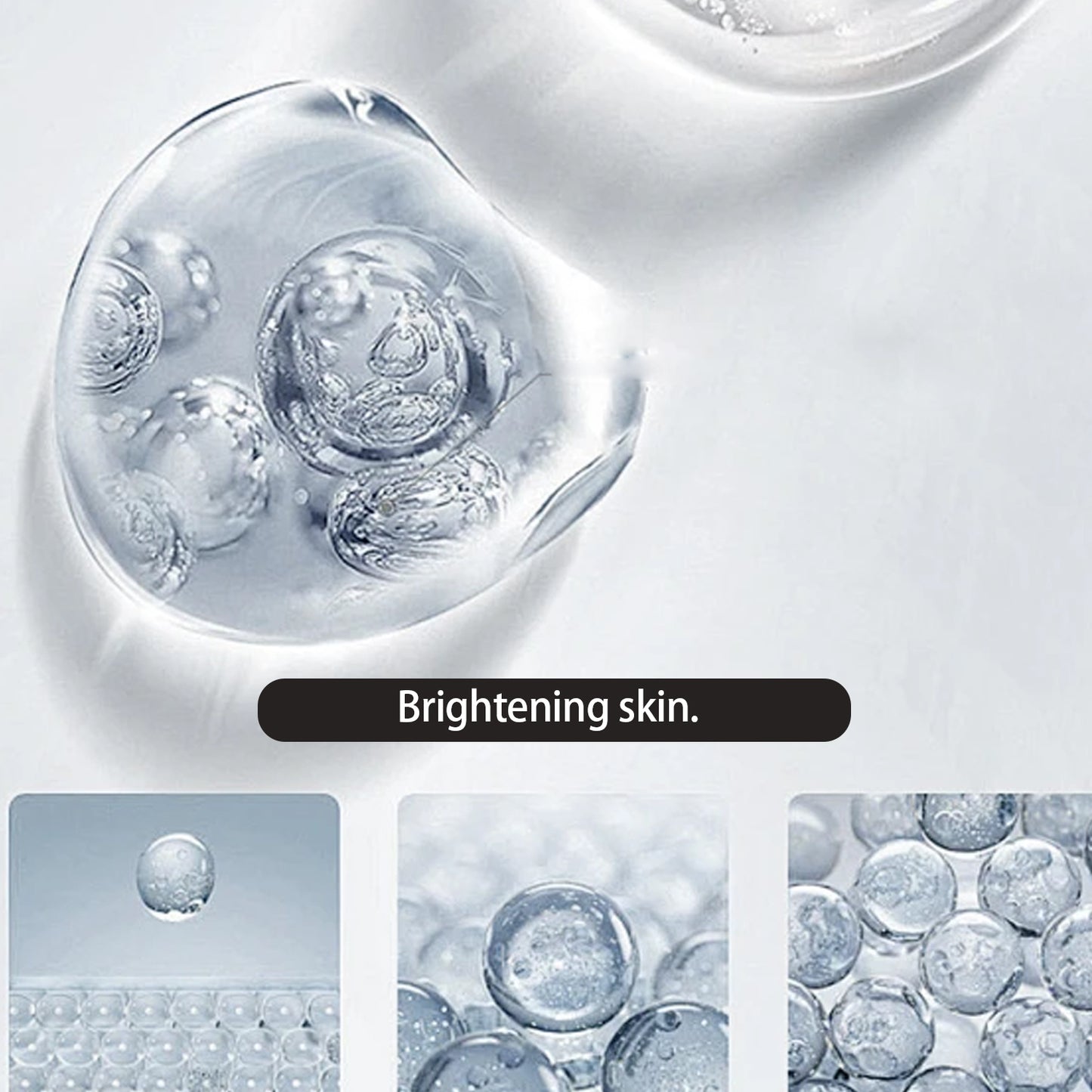 60ML Custom Formula Design Rice Bran Water Niacinamide Face Body Scrub Peeling Exfoliating Ampoule