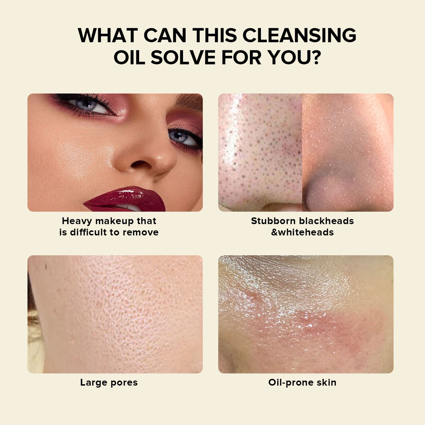 100ML Wholesale Deep Cleansing Shrinking Pores Makeup Removal Cleansing Oil
