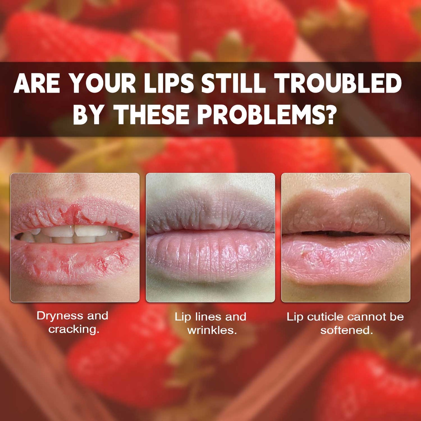 Skin Care Manufacturer 30g Strawberry Exfoliating Moisturizing Soft Tender Lip Scrub