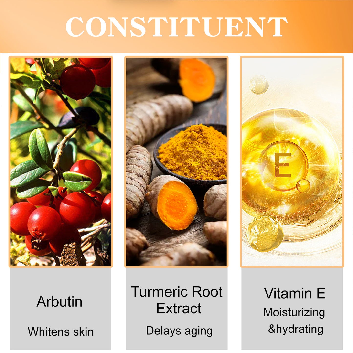 Cosmetics Supplier Wholesale 100ML Anti-aging Brightening Moisturizing Turmeric Body Lotion