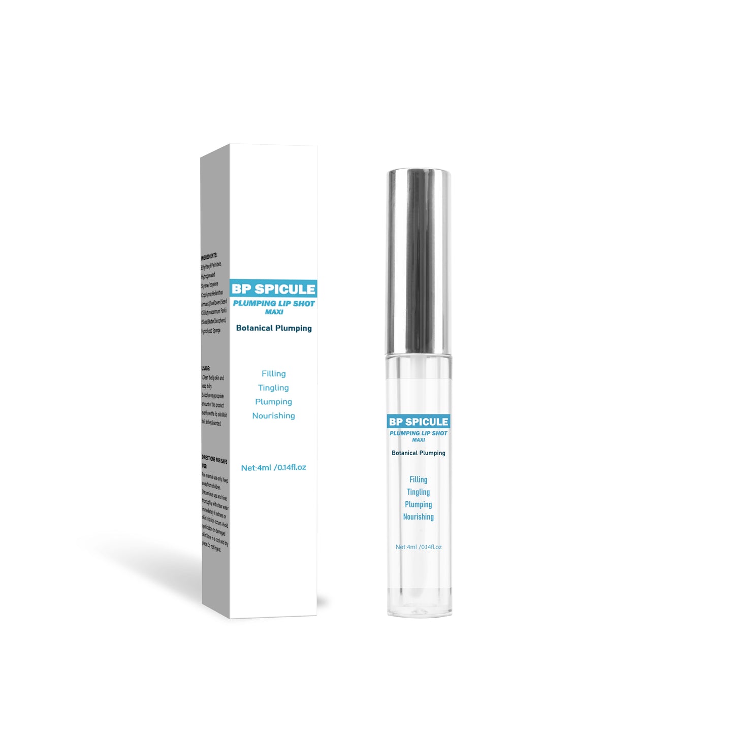 Cosmetics Factory 4ML Nourishing Moisturizing BP Spicule Plumping Lip Shot