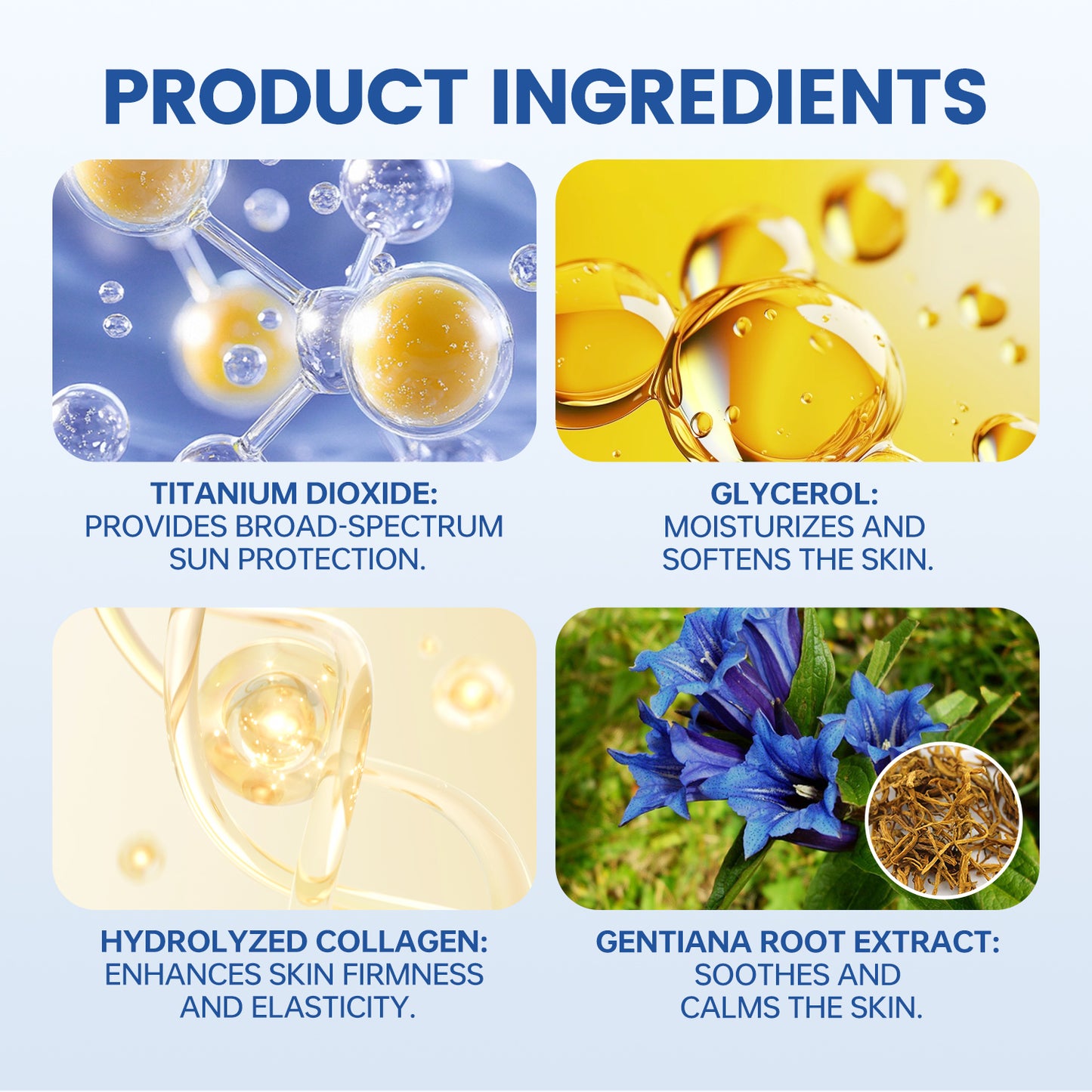 60ML OEM ODM Wholesale SPF30 Moisturizing Repairing Sun Protection Broad Spectrum Sunscreen Collagen Sunscreen
