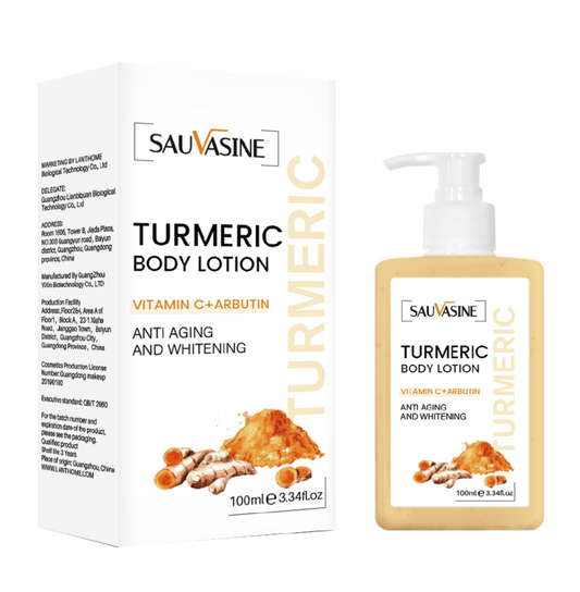 Cosmetics Supplier Wholesale 100ML Anti-aging Brightening Moisturizing Turmeric Body Lotion