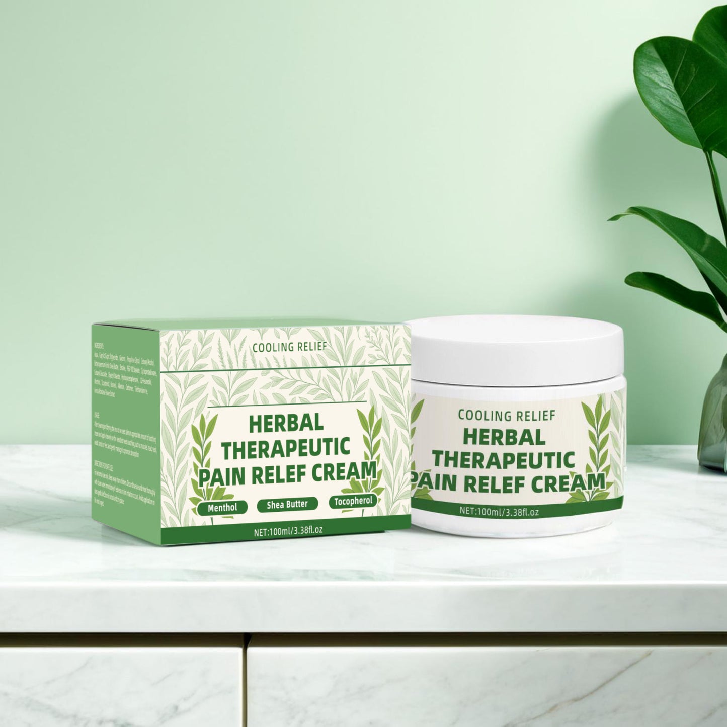 OEM ODM 100ML Herbal Therapeutic Pain Relef Menthol Cream