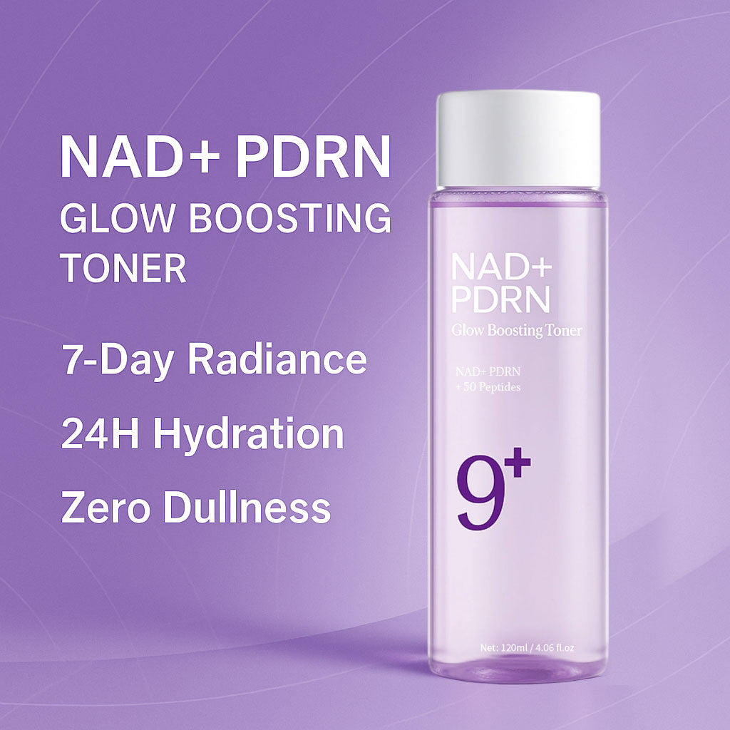 OEM ODM 120ML Dark Spots Removal NAD PDRN Glow Boosting Face Toner