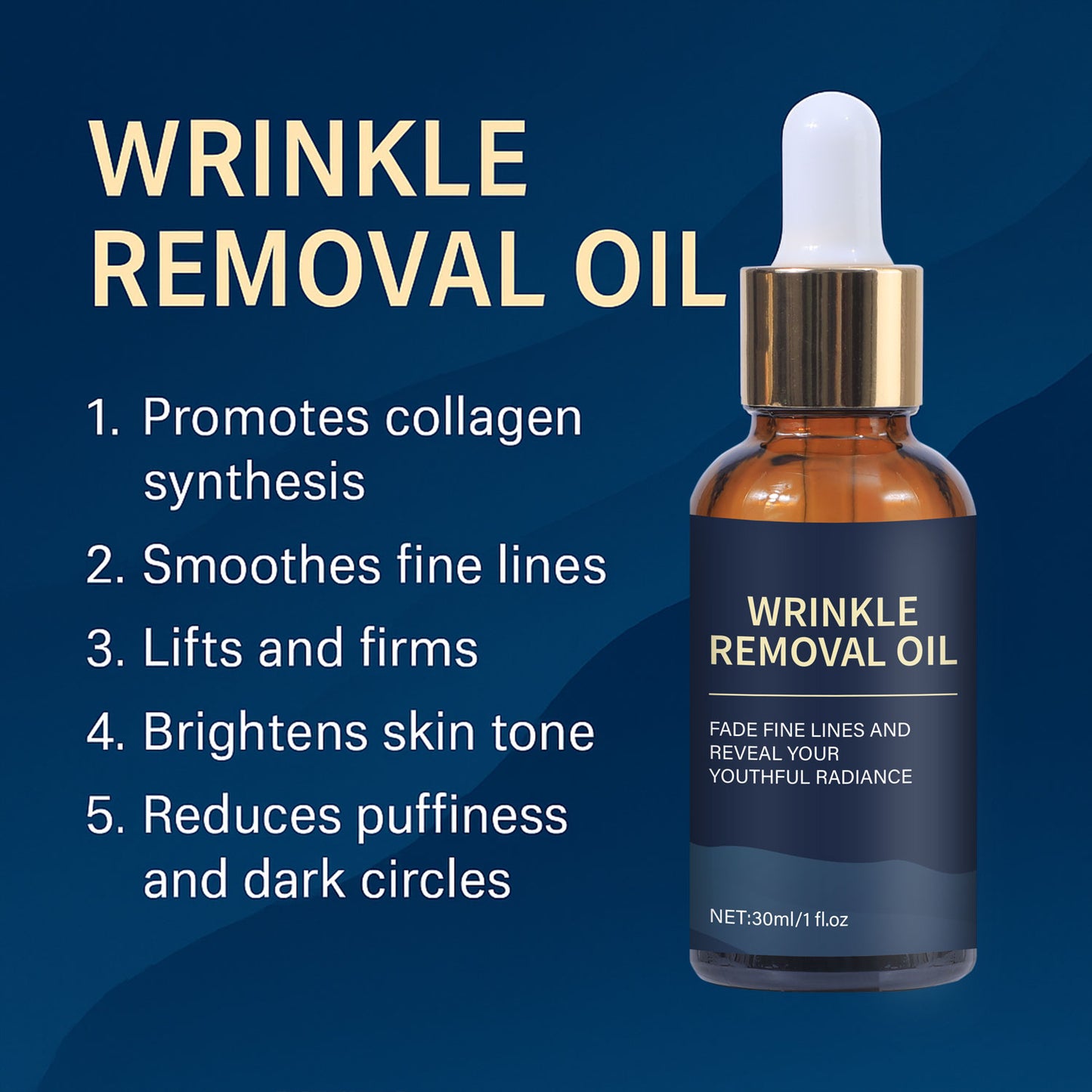 OEM ODM 30ML Radiant Anti-aging Wrinkle Removal Oil