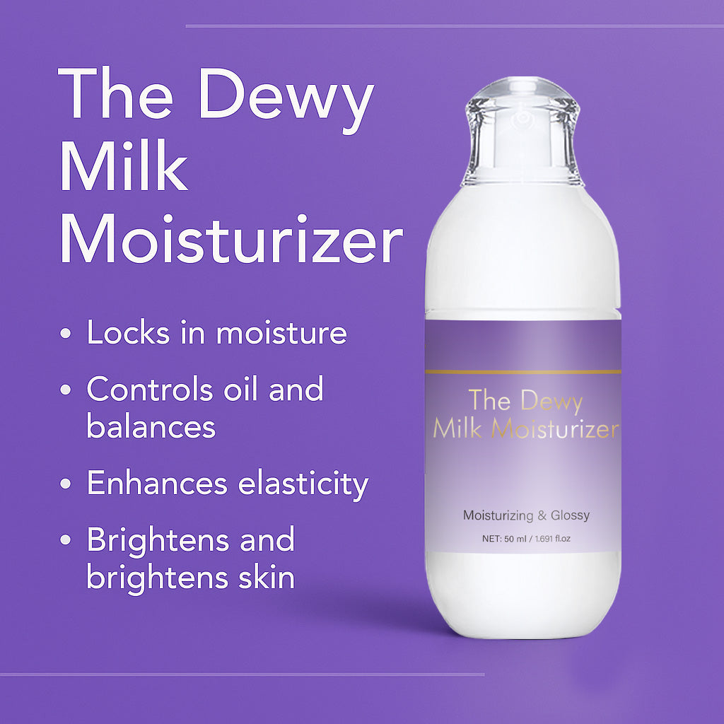 OEM ODM 50ML Moisturizing Nourishing Brightening Dewy Milk Moisturizer