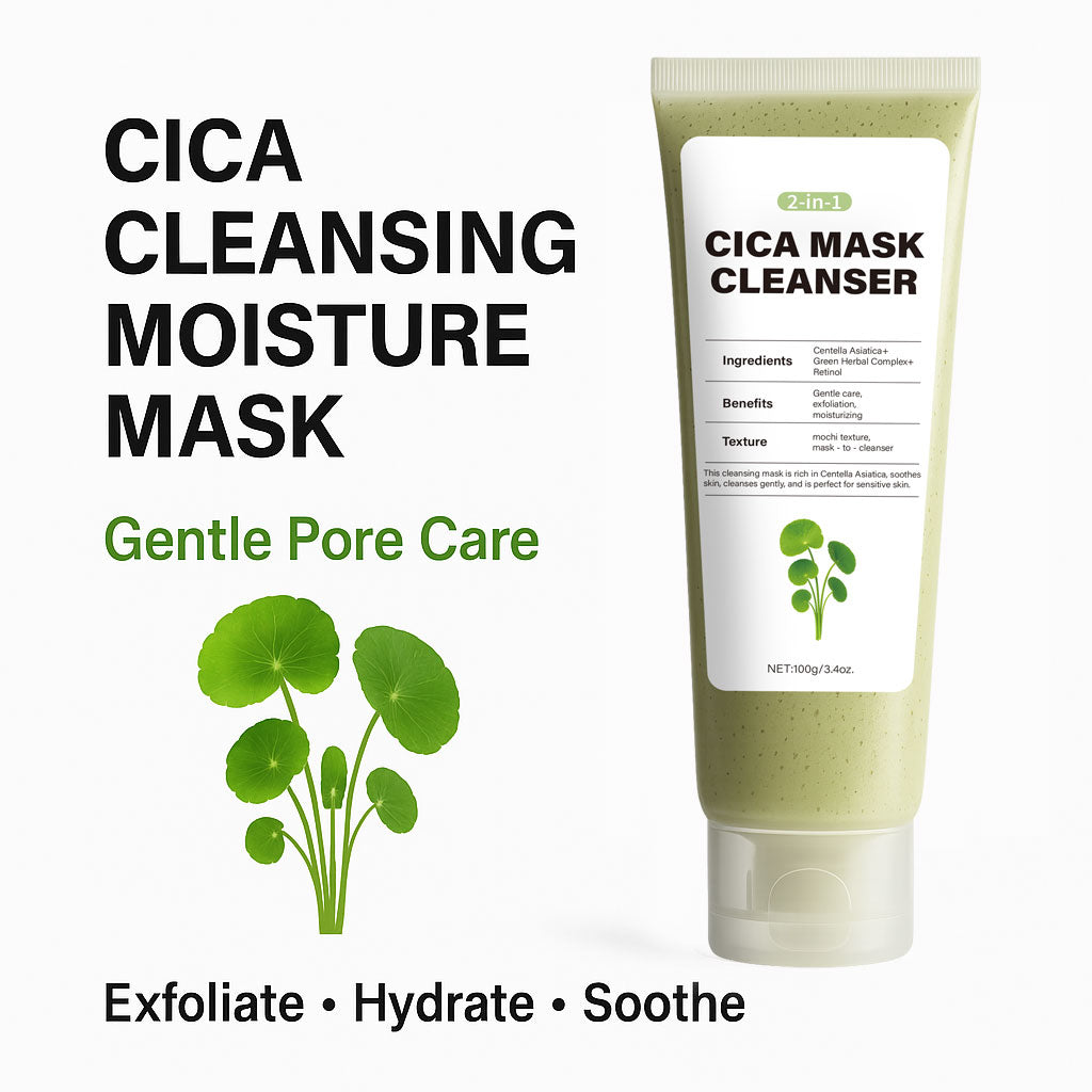 OEM ODM 100g Exfoliating Soothing CICA Cleansing Moisture Mask