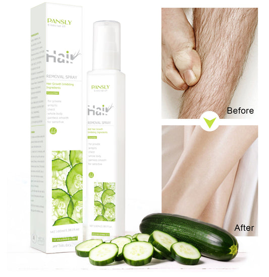 100ml Custom Private Label Cucumber Ten Minutes Hair Removal Hair Removal Spray