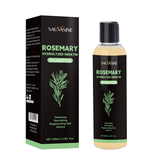 200ML Private Label Deep Nourshing Repairing Damaged Hair Strength Hair Root Smoothing Rosemary Hydralyzeo Keratn Shampoo