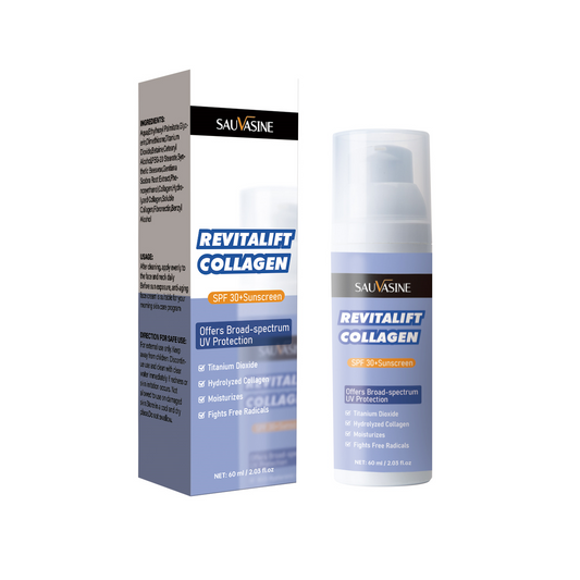 60ML OEM ODM Wholesale SPF30 Moisturizing Repairing Sun Protection Broad Spectrum Sunscreen Collagen Sunscreen