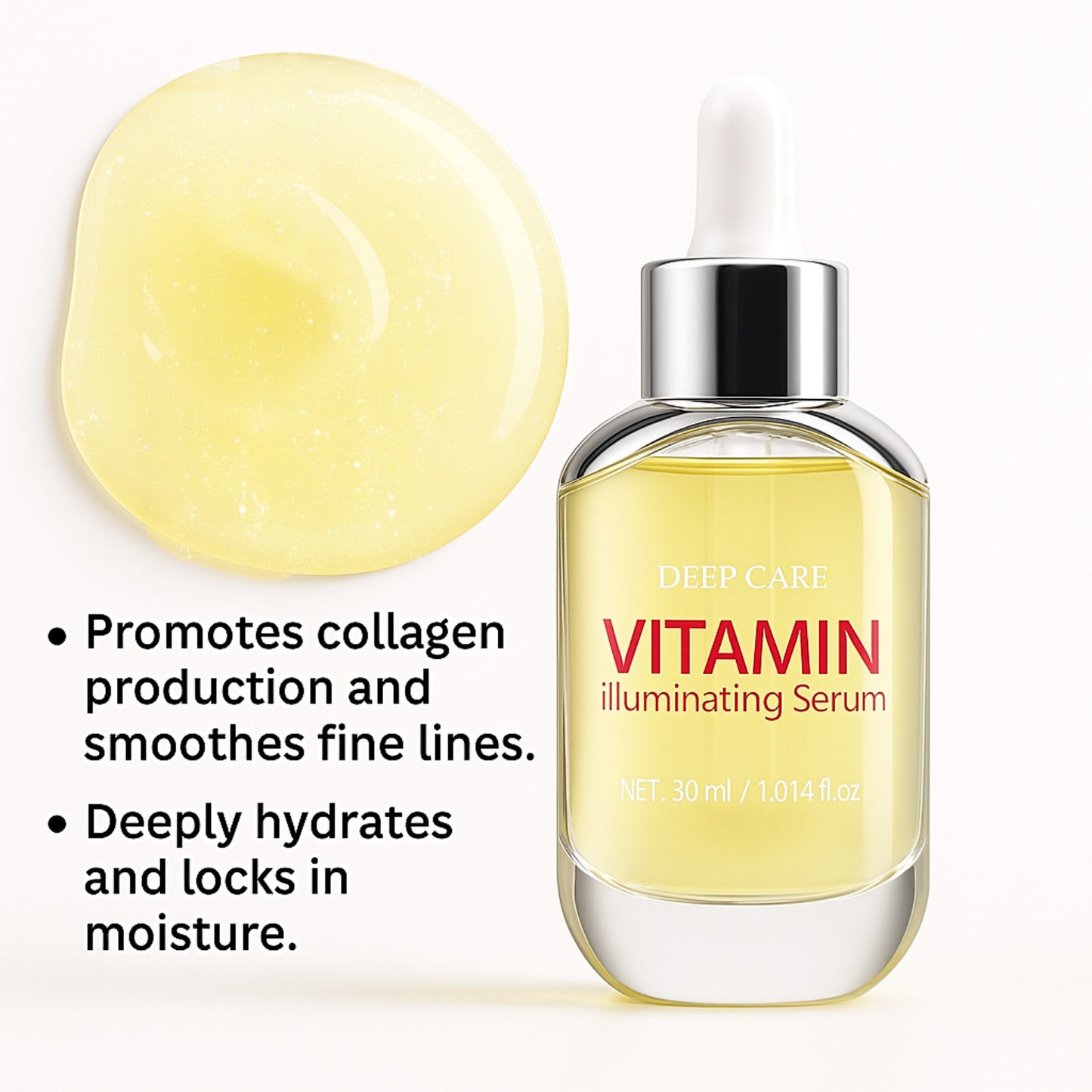 OEM ODM 30ML Dark Spots Removal Brightening Vitamin C Serum