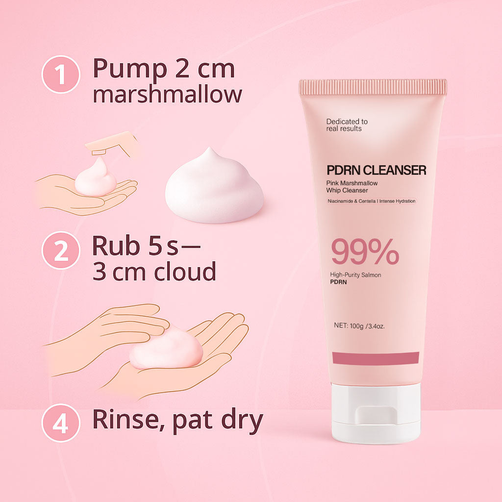 Cosmetics Factory 100g Brightening PDRN Marshmallow Whip Cleanser