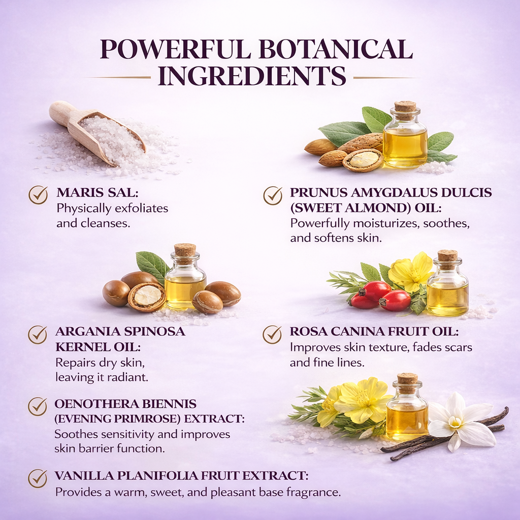 Private Label 120g Exfoliating Dark Amber Vanilla Perfume Body Scrub