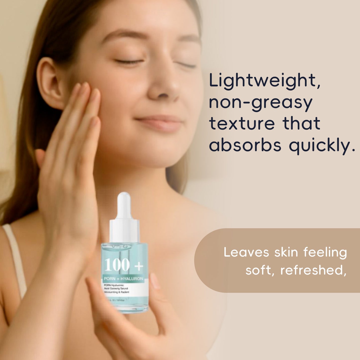 Custom Logo 30ML Hydrating Glowing PDRN Hyaluronic Acid Capsule Serum