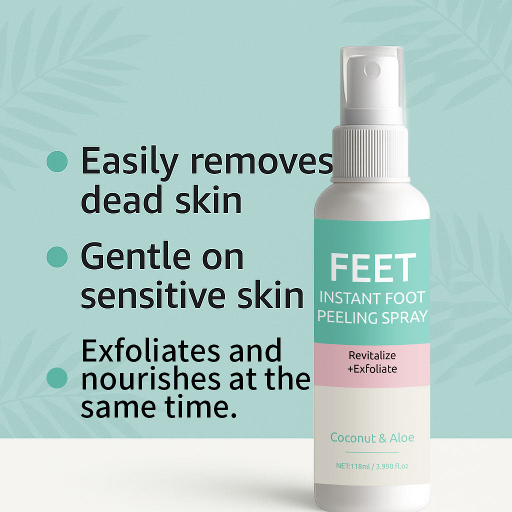OEM ODM 118ML Soften Tender Lightening Instant Foot Peeling Spray
