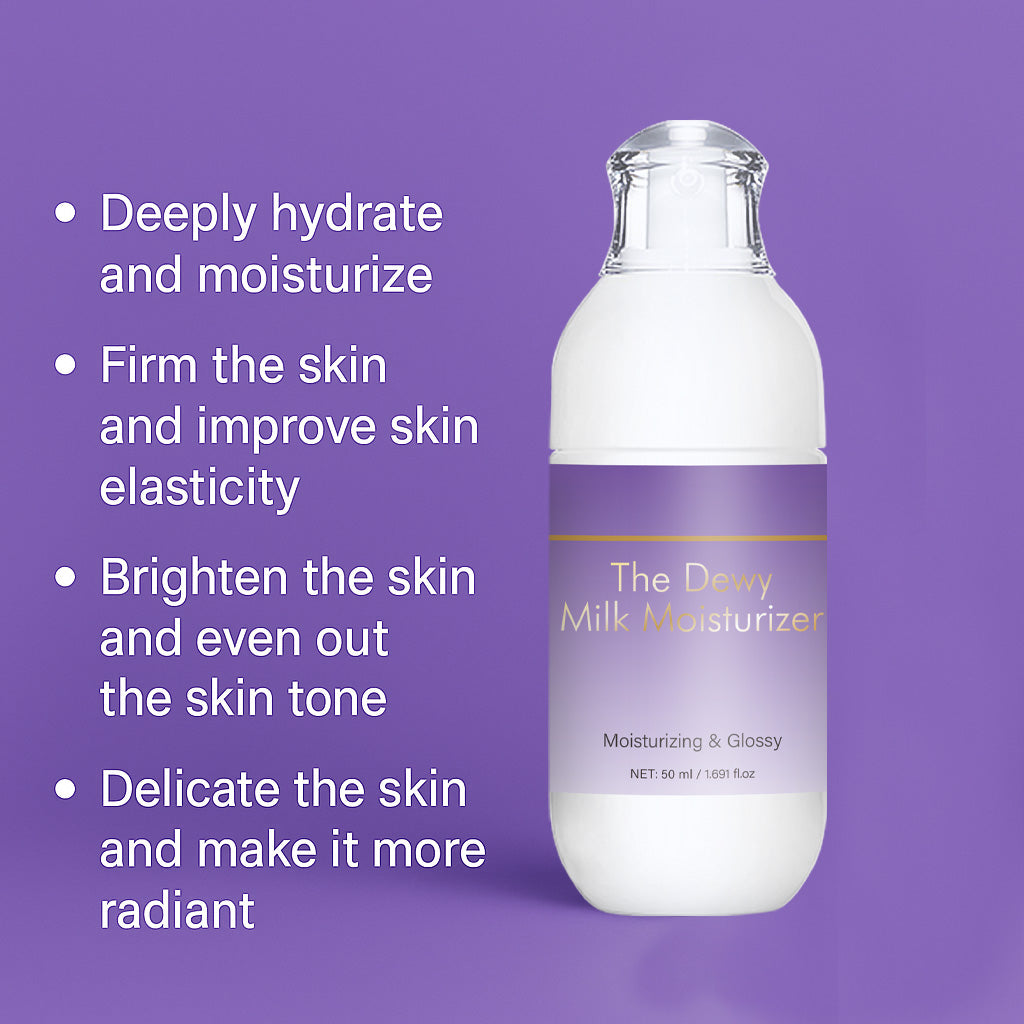OEM ODM 50ML Moisturizing Nourishing Brightening Dewy Milk Moisturizer