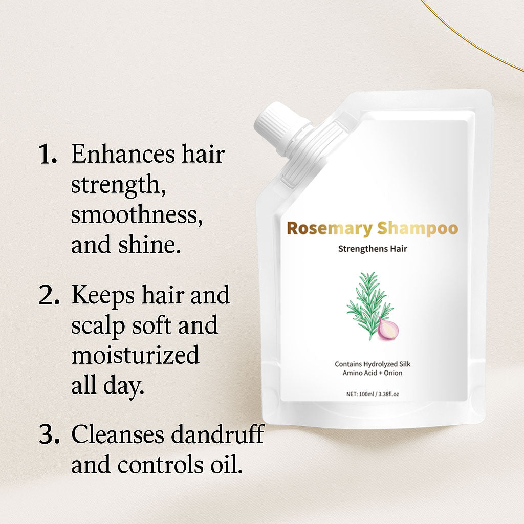 Custom Logo 100ML Hair Growth Strengthen Hair Root Rosemary Shampoo