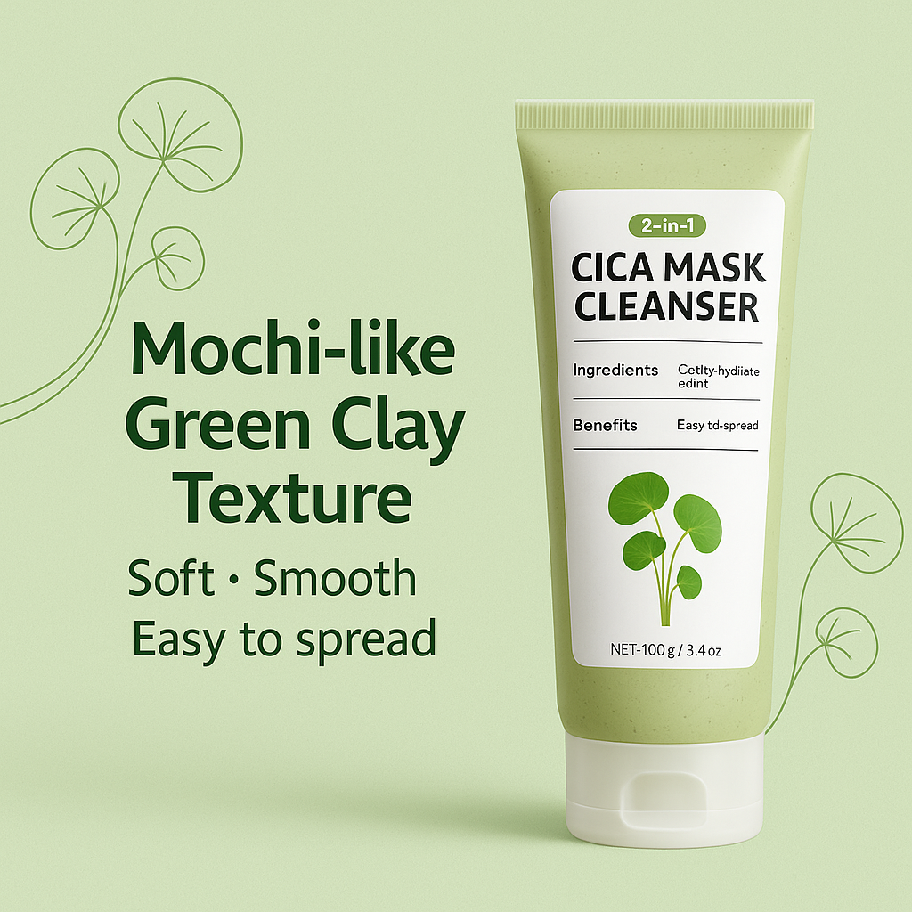 OEM ODM 100g Exfoliating Soothing CICA Cleansing Moisture Mask