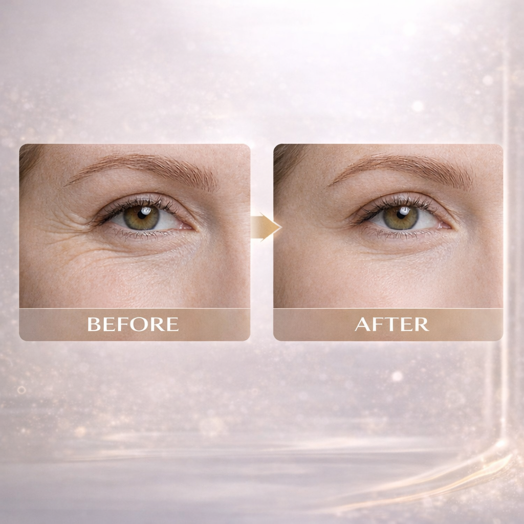 After Using For Private Label 20g Anti-aging Anti-wrinkle Retinol Eye Cream