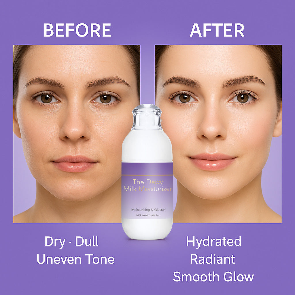 OEM ODM 50ML Moisturizing Nourishing Brightening Dewy Milk Moisturizer