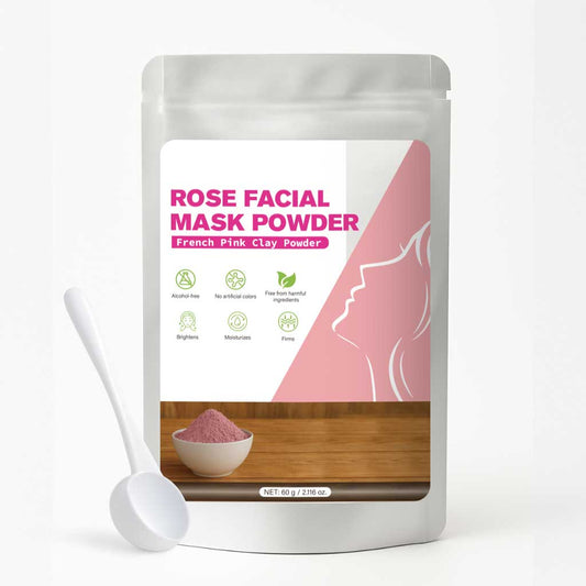 Cosmetics Factory 60g Brightening Hydrating Rose Facial Mask Powder