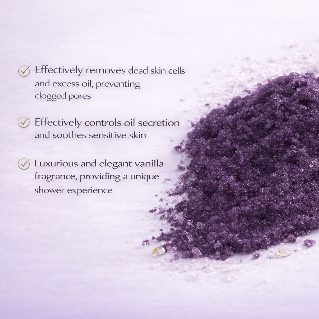 Private Label 120g Exfoliating Dark Amber Vanilla Perfume Body Scrub