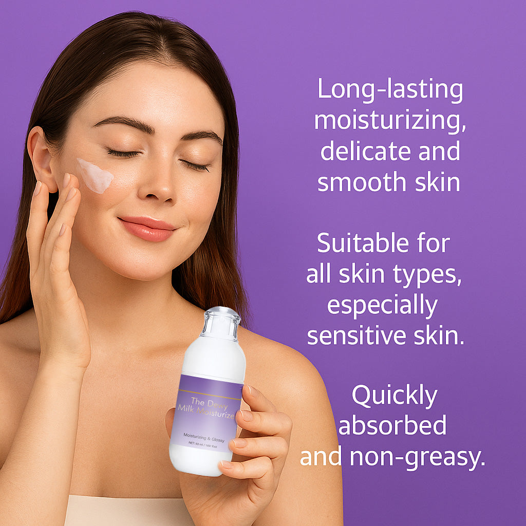 OEM ODM 50ML Moisturizing Nourishing Brightening Dewy Milk Moisturizer