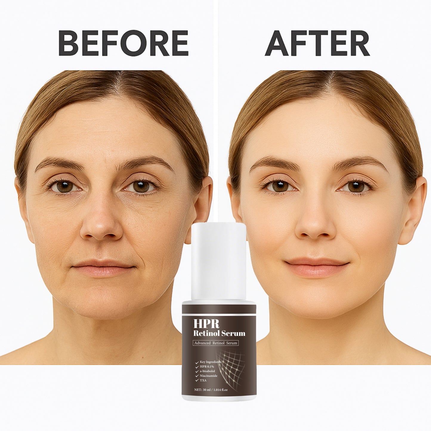 OEM ODM 30ML Anti-aging Rejuvenating Advanced HPR Retinol Serum