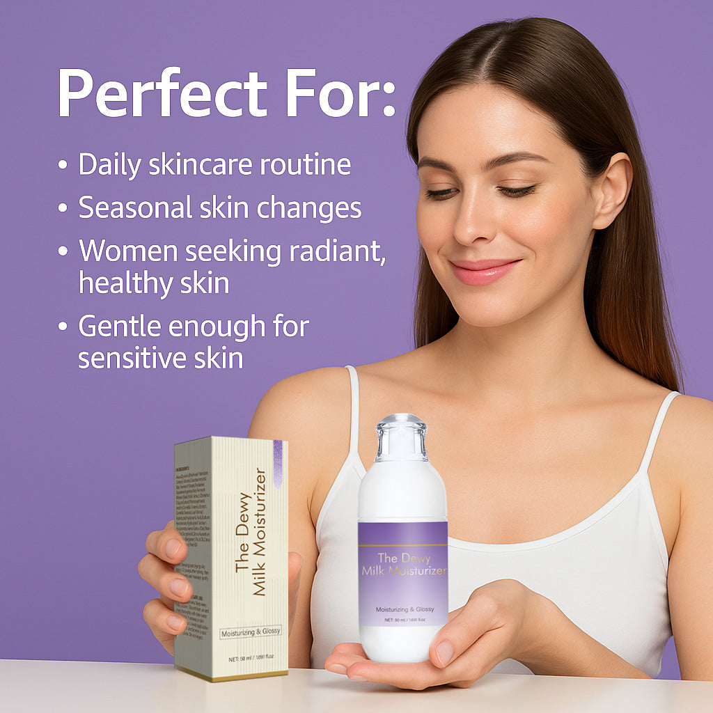 OEM ODM 50ML Moisturizing Nourishing Brightening Dewy Milk Moisturizer