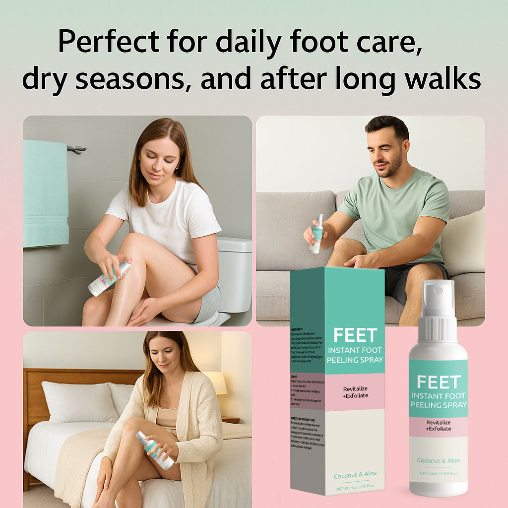 OEM ODM 118ML Soften Tender Lightening Instant Foot Peeling Spray
