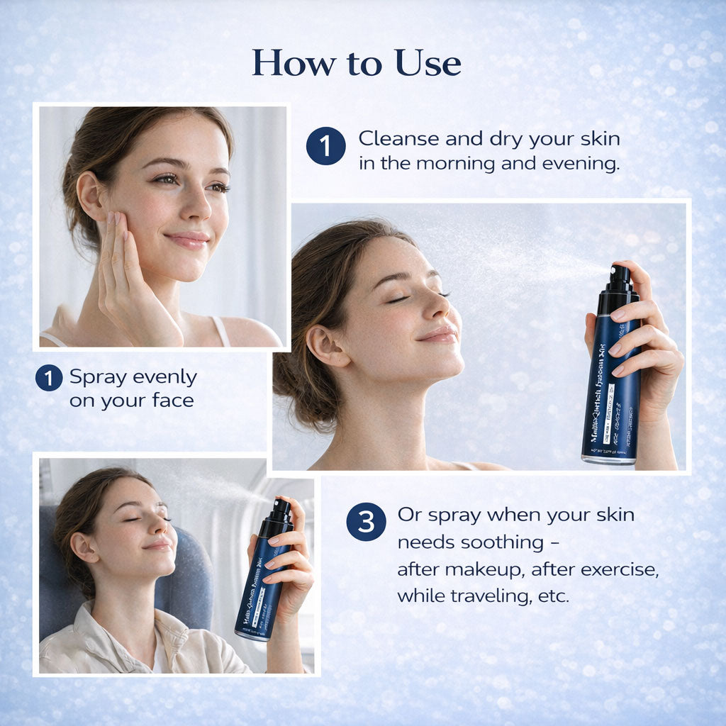 OEM ODM 60ML Brightening Multi-Quench Face Hydration Mist Spray