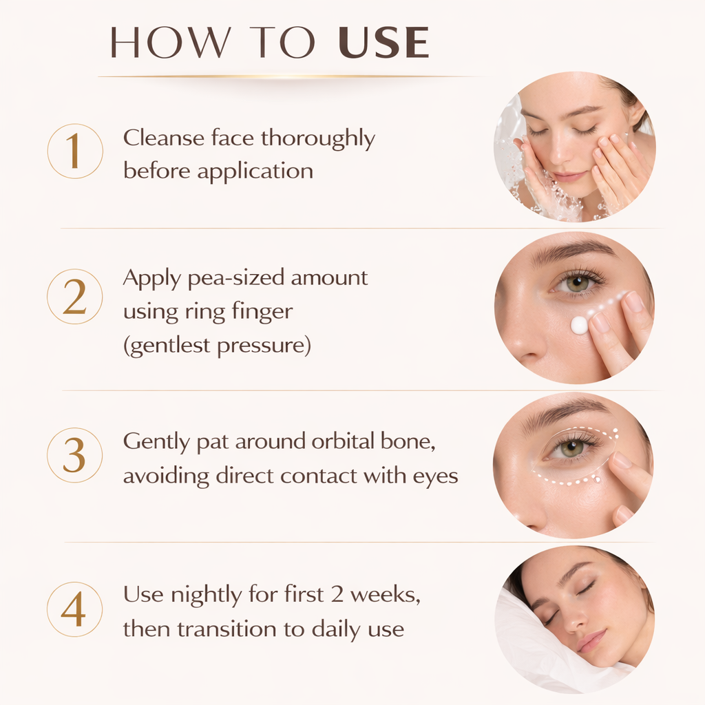How To Use For Private Label 20g Anti-aging Anti-wrinkle Retinol Eye Cream 