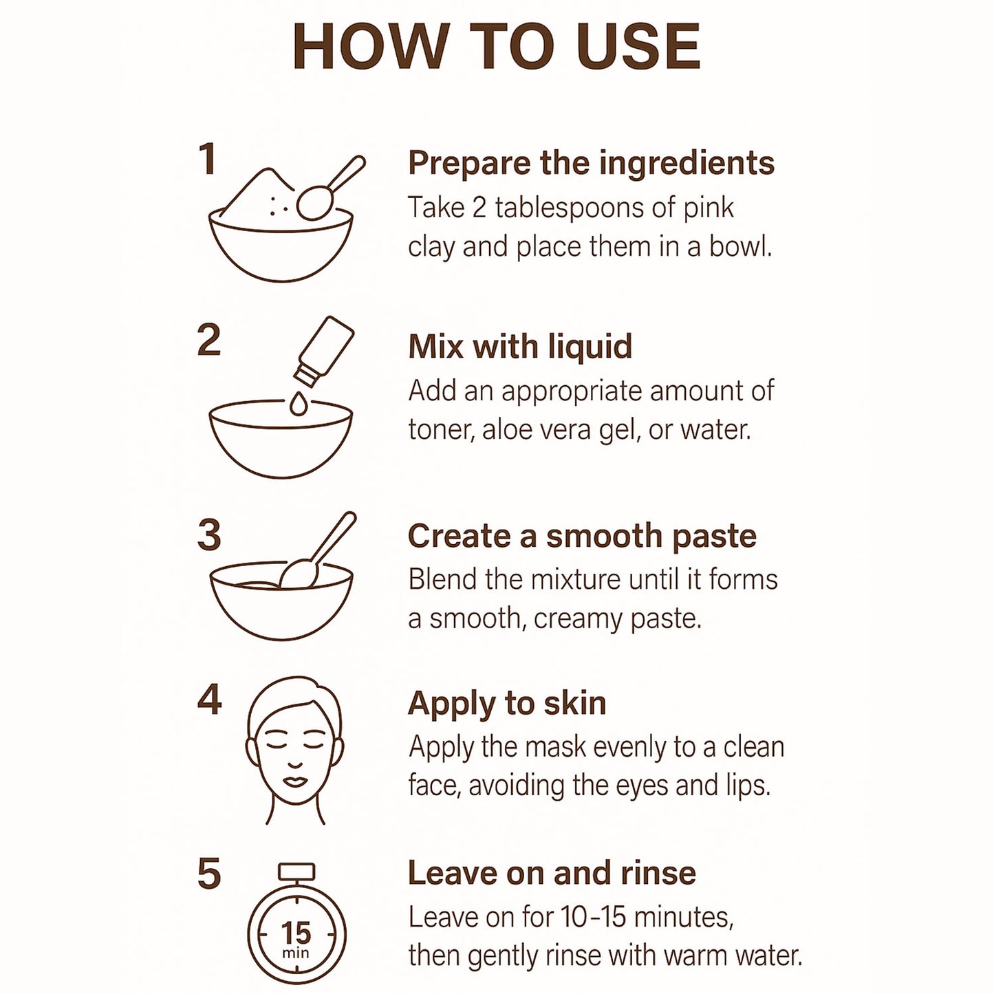 Cosmetics Factory 60g Brightening Hydrating Rose Facial Mask Powder