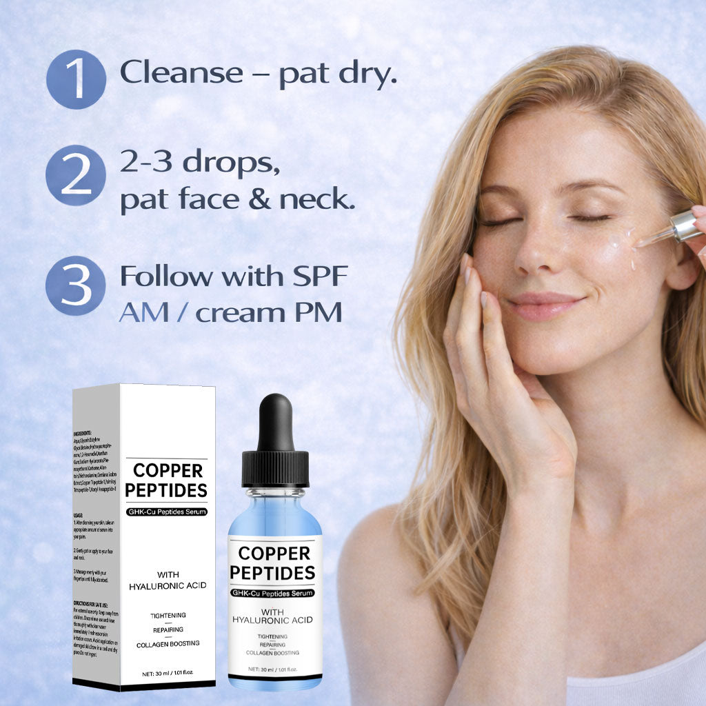 Cosmetics Factory 30ML Repairing Rejuvenating GHK-Cu Peptides Serum