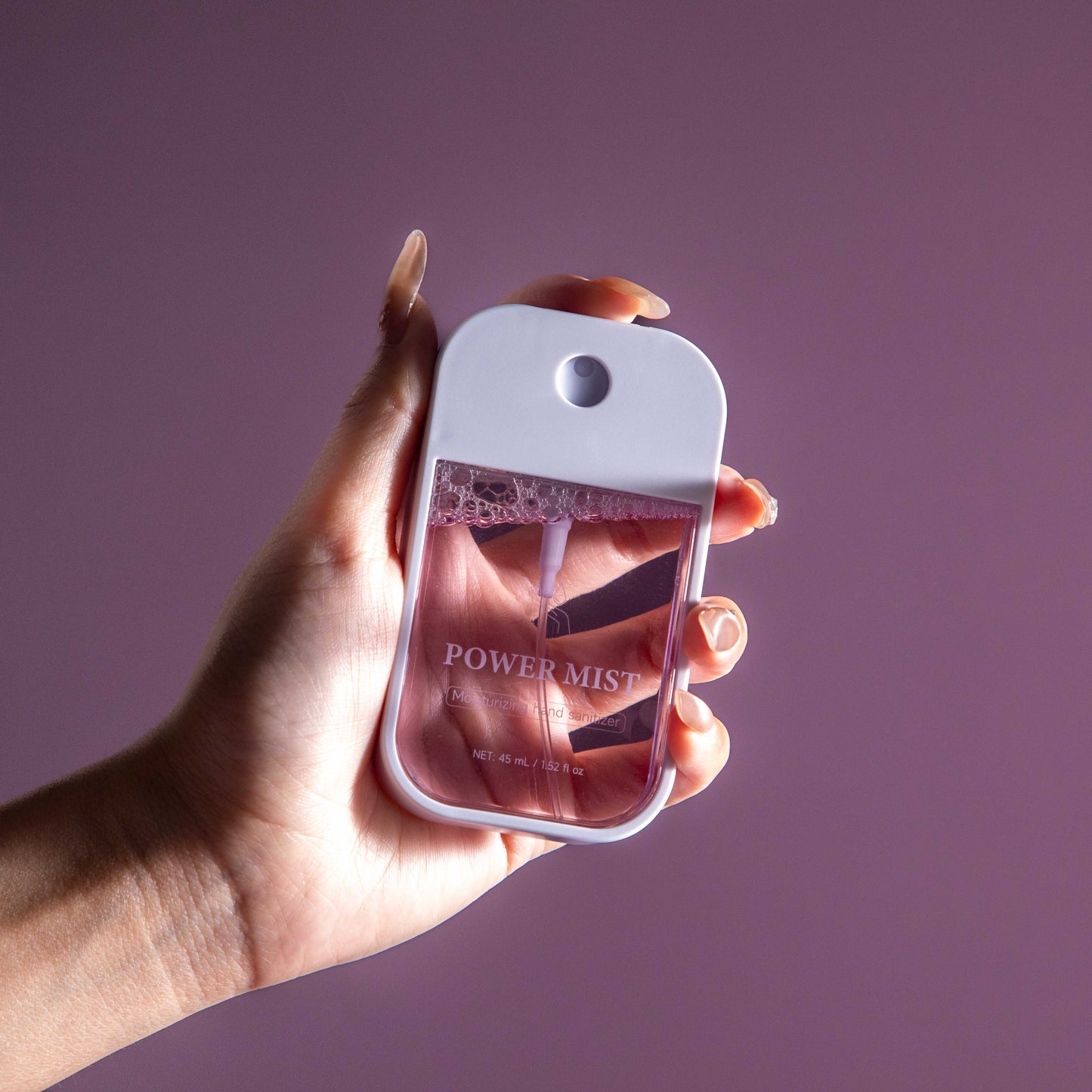 OEM ODM 45ML 99.9% Sterilization Hydrating Hand Sanitizer Spray