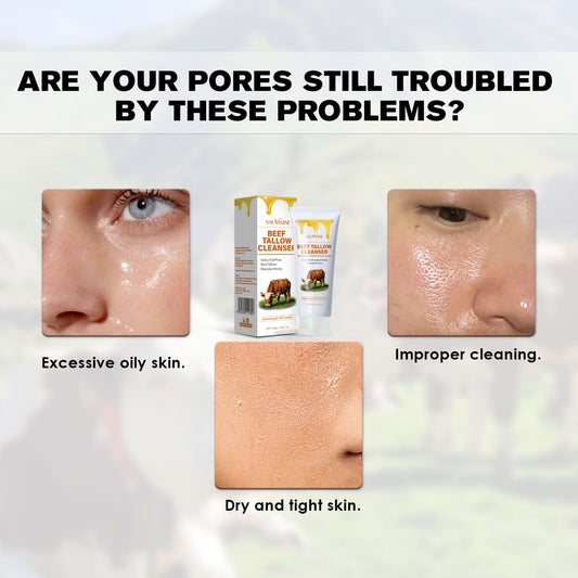 OEM ODM 100g Deep Cleansing Beef Tallow Honey Facial Cleanser