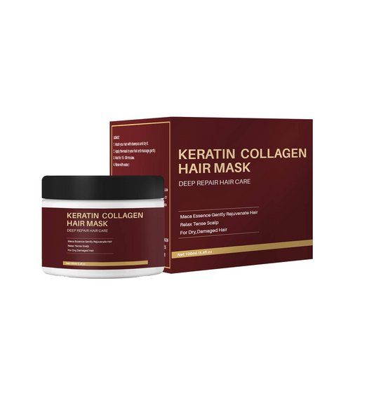 100ML Private Label Nourishing Smoothing Repairing Hair Damage Collagen Hair Mask