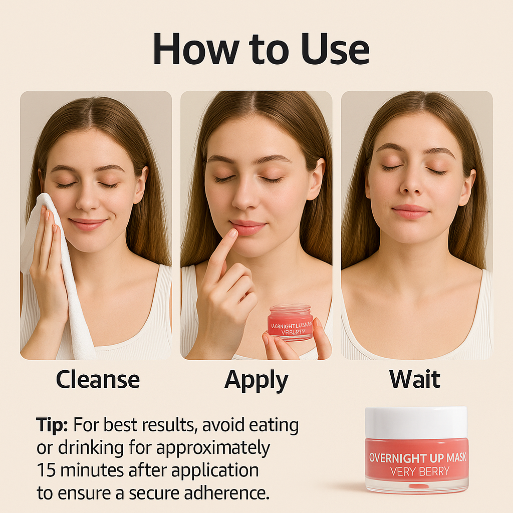 Cosmetics Factory 20g Moisturizing Exfoliating Overnight Lip Mask