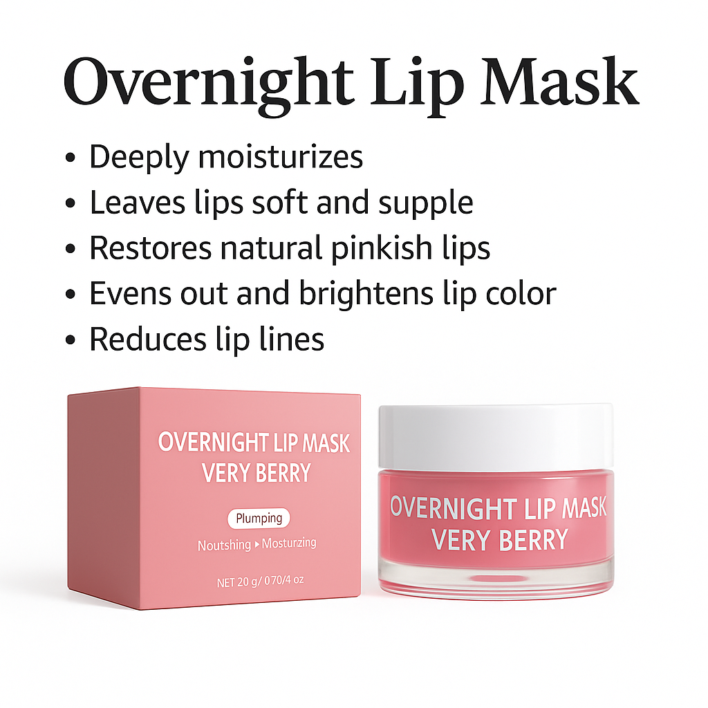Cosmetics Factory 20g Moisturizing Exfoliating Overnight Lip Mask